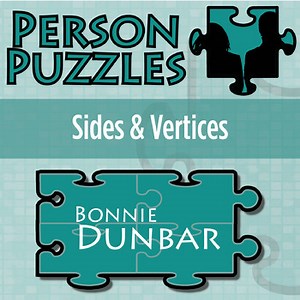 Sides & Vertices - Printable & Digital Activity - Bonnie Dunbar Person Puzzle