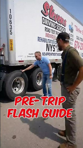 CDL Pre-Trip Inspection Flash Guide!