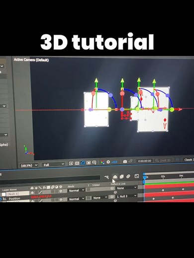 3D Camera Movement Tutorial in After Effects