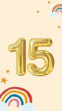 Learn Counting 13 14 15 for Toddlers, Kids, Kindergarten 😁😄🙆🏼| Number Rhymes for Kids