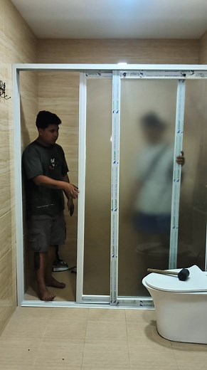 Supply and Installation of Shower Enclosures @Bayombong N.V #everyoneシ゚ #followersシ゚ #highlightsシ゚ #fypageシ #glassandaluminumworks #showerenclosuresslidingtype #showerenclosure #kabuksit | Jeffry Asuncion