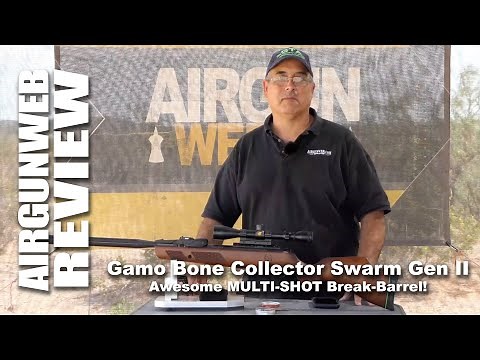 AIRGUN REVIEW - Gamo Bone Collector Swarm Gen II - Multi-Shot Break-barrel with Power and Accuracy!