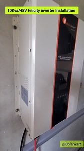 10Kva inverter Installation | Solarwatt NG