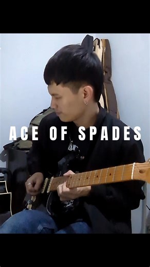 Motörhead - Ace of Spades (solo cover) #motörhead #guitar #shorts