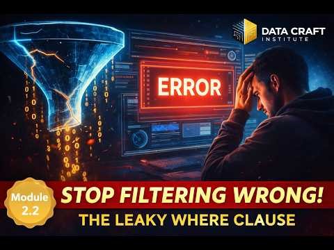 Where/AND/OR/NOT Clause and how to avoid leaky filters ( Module 2.2 )