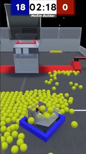The first iteration of Rebuilt for MoSim Builder is now live! #omgrobots #frc #gaming #unity