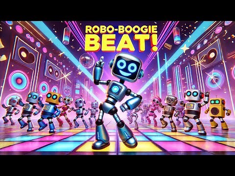 🕺🤖 Robo-Boogie Beat! | Fun Robot Dance Song for Kids 🎶💃
