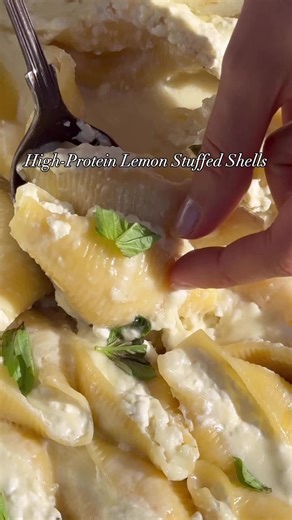 High-Protein Stuffed Shells Recipe with Seedless Lemons
