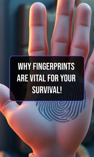 Why Fingerprints Are Vital for Your Survival!