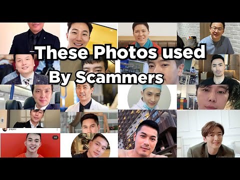 Photos of Asian Men used by SCAMMERS Catfish Romance Scam Awareness