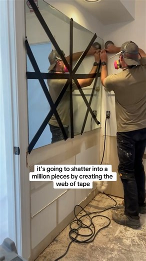 How to safely remove a large mirror! #DIY #tips #howto | Nik and Liv DIY