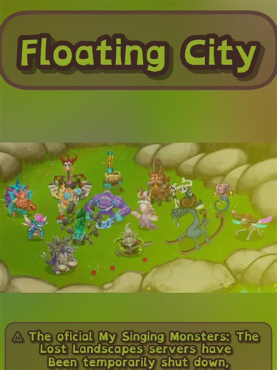 💨 Floating City 💨 My Singing Monsters: The Lost Landscapes - Full Song #msm #mysingingmonster #thelostlandscapes #fyp #foryou