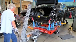 6.3K views · 180 reactions | This video showcases the efforts of the technician at Amato's Auto Body as they repair a rear-end collision on an Audi A6. The repair process takes place using the Celette Sevenne frame machine, along with specialized fixtures designed for this specific vehicle model. www.celette.com . Original video and all work done by: Amato's Auto body . . #celette #celettebench #framemachine #collisionrepair #collisioncenter #audi #audia6 | Celette | Facebook