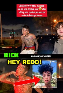 Islandboys Flyy has a message for his twin brother Redd on @Jack Doherty live stream #jackdoherty #islandboys #flyysoulja #redd