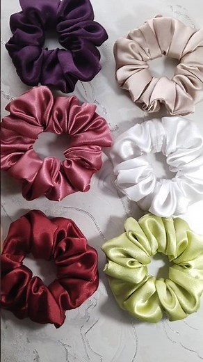 "New Scrunchies Collection 🥰 Stylish & Trendy Colors | Viral Hair Accessories Shorts"