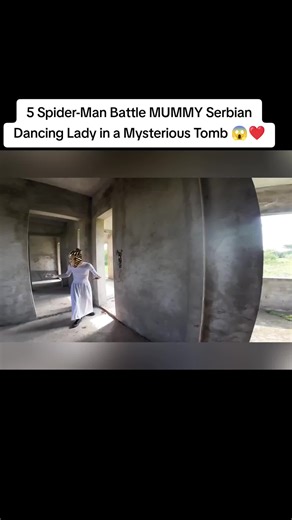 5 Spider-Man Battle MUMMY Serbian Dancing Lady in a Mysterious Tomb 😱❤️