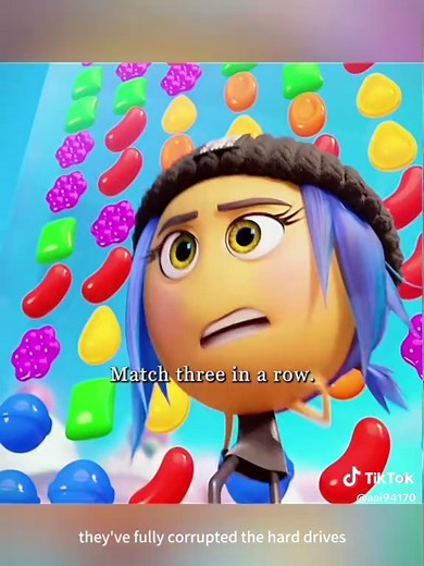 The Emoji Movie clip: Helping Gene escape the candy game