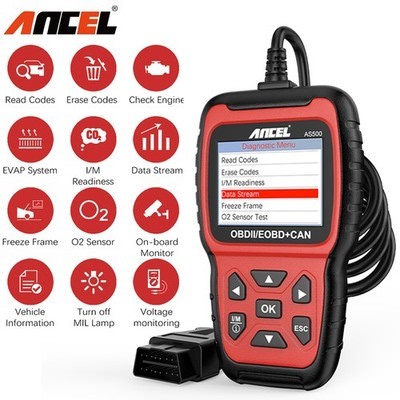 ANCEL AS500 Auto OBD2 Scanner Car Diagnostic Tool Code Reader Check Engine Light | eBay