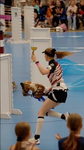 This win felt different. 🥹🏆 Finnish Hobbyhorse Championships 2026 #hobbyhorsing #horses #sports