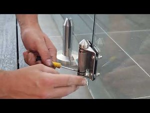 How to Adjust Spring Hinge Pool Gate - Frameless Glass