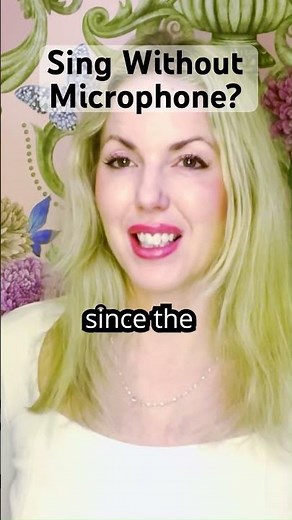 How To Sing Over An Orchestra?