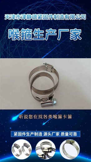 卡箍打造高效紧固解决方案 #喉箍 #天津喉箍 #天津喉箍选购