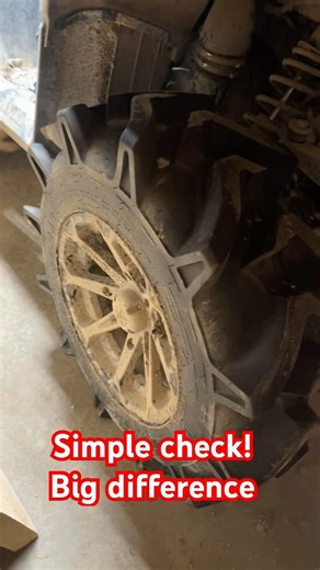 Simple check! Big difference! #atv #outdoors #safety #tires #atvlife
