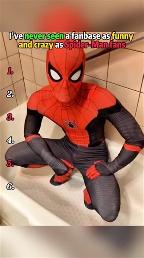 I′ve never seen a fanbase as funny and crazy as Spider-Man fans😂🕷#spiderman#funny#ranking#usa