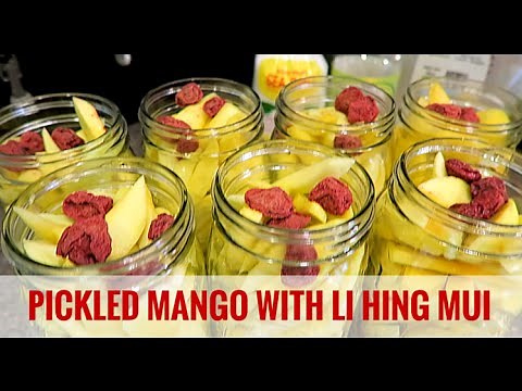 PICKLED MANGO WITH LI HING MUI - HAWAII RECIPE