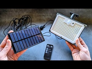 Solar Flood Lights - 172 LED Motion PIR Security Wall Lights - Waterproof For Outdoors & Gardens