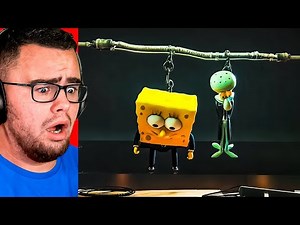 Reacting to SPONGEBOB GANGSTER STORY (Mafia)