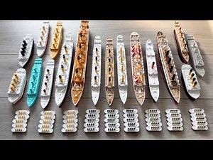 My Titanic, Britannic, Lusitania & Carpathia Model Collection