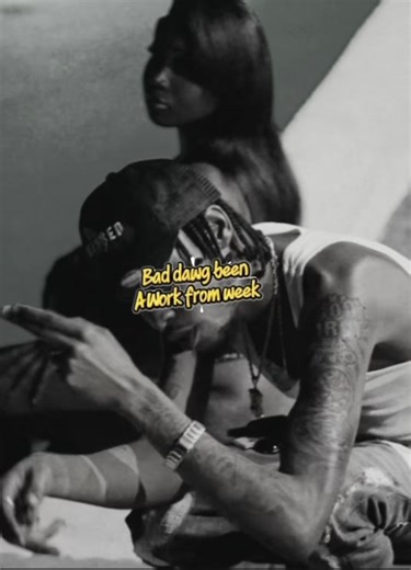 Bad dawg been a work from week #kraziik #lyricvideo