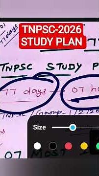 TNPSC-2026 STUDY PLAN