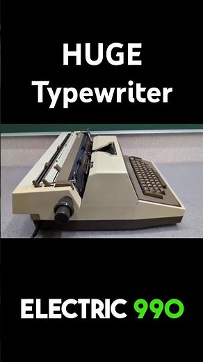 The Biggest Typewriter You’ve Never Seen!