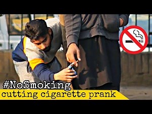 Cutting People's cig@rettes Prank | Prank In Pakistan