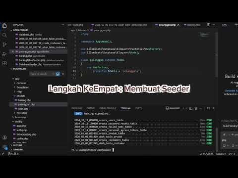 Laravel, Rename Table & Seeding Data