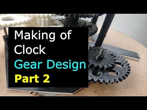 Making of clock - Gears with FreeCAD #freecad #gears #astronomy