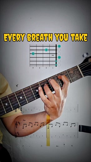 every breath you take by the police guitar lesson