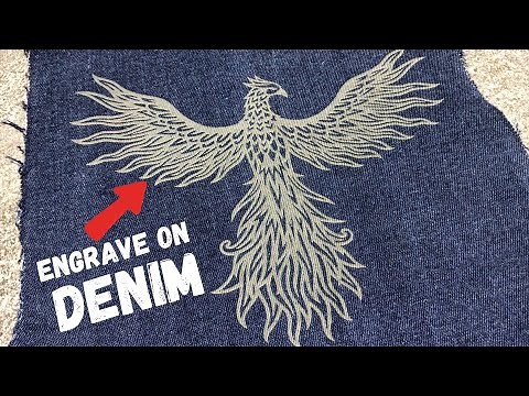 How to Laser Engrave Denim with the xTool M1