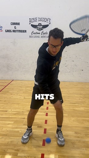 Positioning is everything! ✨ #racquetball #sports #tipsandtricks #swingmechanics