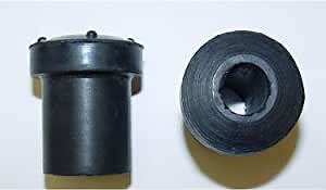 Omix-Ada | 18271.17 | Suspension Leaf Spring Bushing, Front, Rubber | OE Reference: 5355966 | Fits 1976-1983 Jeep CJ5; 1976-1986 Jeep CJ7; 1981-1985 Jeep Scrambler