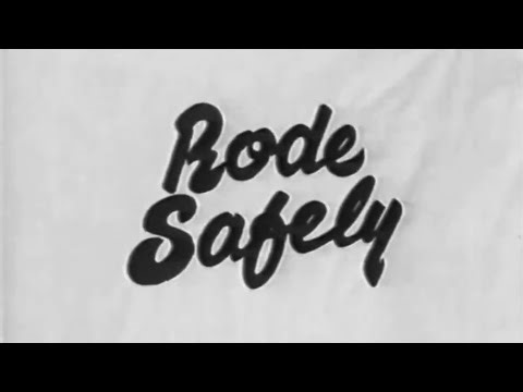 1955 Motorcycle instructional film 'Rode Safely' by Victor Horseman Ltd.