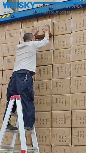 WEISKY CCTV Demo | We will not waste any space inside the container | Factory Test