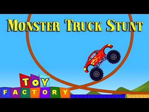 Monster Truck Stunt | VIDEO FOR CHILDREN | Monster Truck Videos For Kids