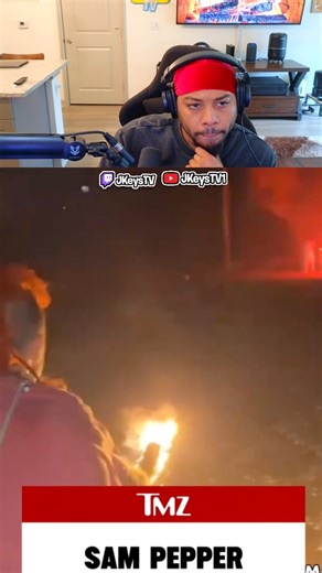 Details below 😳🧨 {YouTube: JKeysTV1} Kick streamer Sam Pepper was banned from the platform after shooting fireworks at kids during Diwali in Delhi. Locals confronted him afterward, saying one of the kids was allegedly injured. | JKeys TV