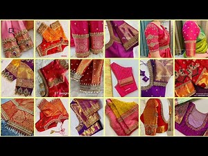 50 Stunning Bridal Blouse Designs | Latest Maggam Work Blouse Design | bridal blouse designs