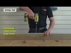 RYOBI Tip: Impact Driver Uses