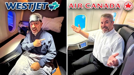 I flew business class on Canada’s best airline ✈️
