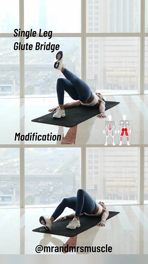 Home Glute Strengthening Exercise: 15 Reps Each Leg - 3 Sets